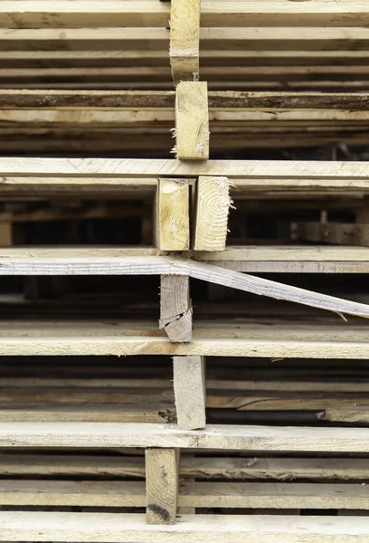 Wooden Pallet Construction Material Work Architecture — Fotografia de Stock