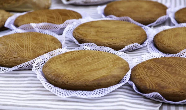 Detail Typical Sweet Dessert Spain Traditional Pastry — Stock Photo, Image