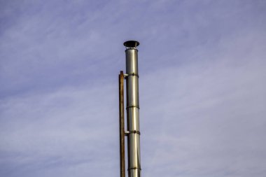 Detail of industrial smoke extraction, pollution