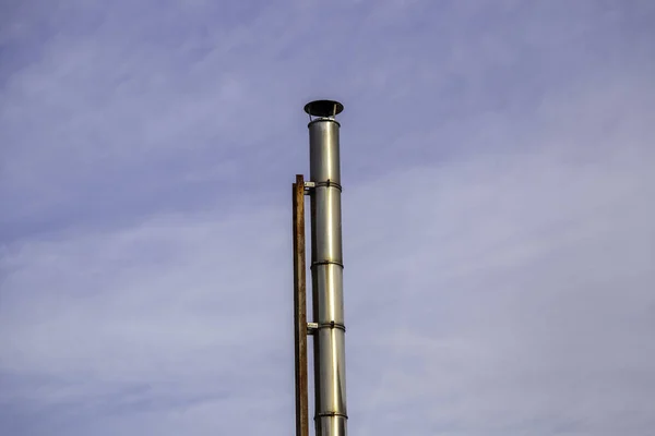 Detail Der Industriellen Entrauchung Umweltverschmutzung — Stockfoto