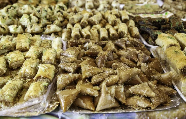 モロッコの職人のケーキ 伝統工芸品 甘いの詳細 — ストック写真