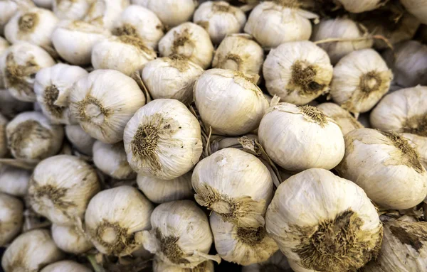 Detail Dried Garlic Strips Market Cooking Ingredient — Foto Stock