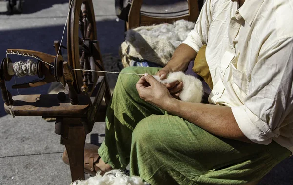 Detail Traditional Crafts Wicker Old Trade — стоковое фото