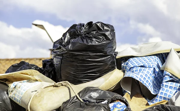 Detail Dirt Garbage Pollution Recycling Environment — Stock Photo, Image