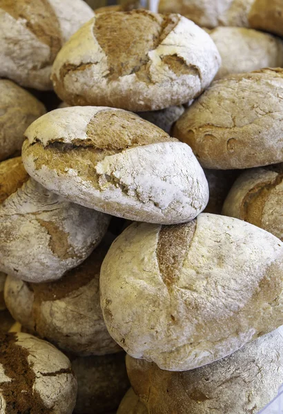 Detail Breads Traditional Market Daily Food — Stock Photo, Image