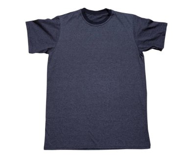 Tişört modeli, boş tişört arkaplanı, beyaz arkaplanda izole edilmiş gömlek.