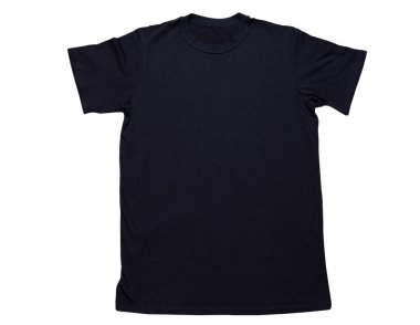 Tişört önü beyaz arka planda izole edilmiş. Erkekler tişörtü beyaz arkaplanda izole edilmiş.