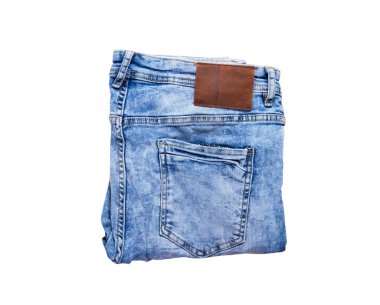 Katlanmış kot beyaz, kot pantolon izole, katlanmış kot pantolon beyaz, yaz kıyafetleri, kumaş elementleri taklit