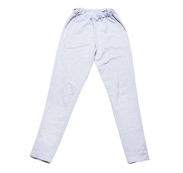 Sport Pantaloni Sudore Isolato Uno Sfondo Bianco — Foto Stock