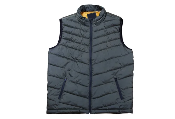 Gilet Isolé Sur Fond Blanc Gilet Vert Vue Dessus Sur Photos De Stock Libres De Droits