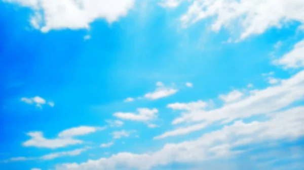 Розмиті Фонові Хмари Неба Сонячні Хмари Небо Під Час Ранкового — стокове фото