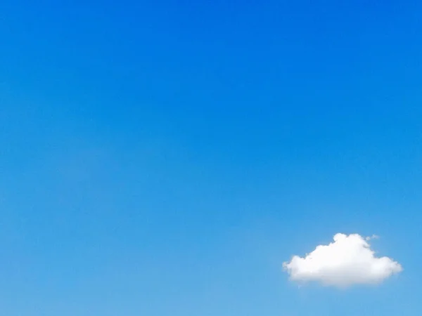 Blue Sky Cloud Background Selective Focus Copy Space — Stock Photo, Image