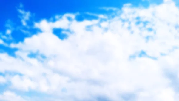 Блакитне Небо Хмарою Розмитим Фоном Планування Дизайнера — стокове фото