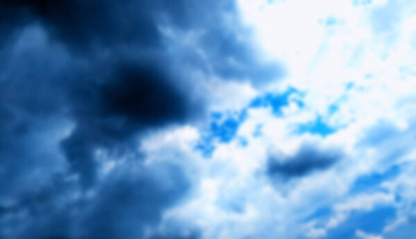 Blue sky with cloud, blurred background,layout for the designer