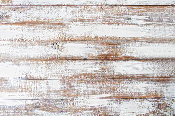 empty modern wooden background, top view, copy space