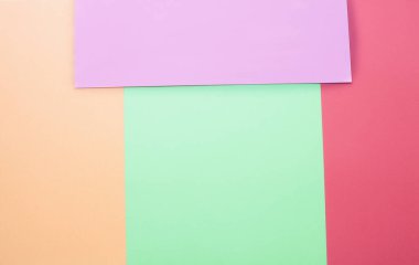Colorful paper background. Copy space. Blank texture