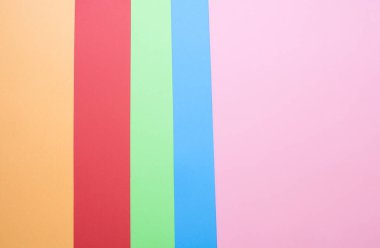 Colorful paper background. Copy space. Blank texture