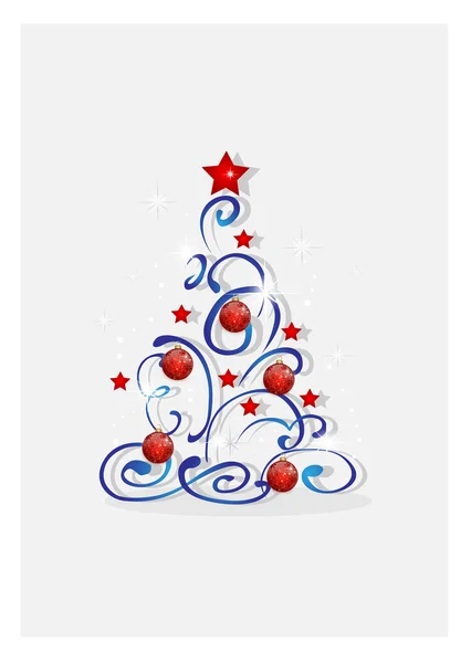 Arbre de Noël — Image vectorielle