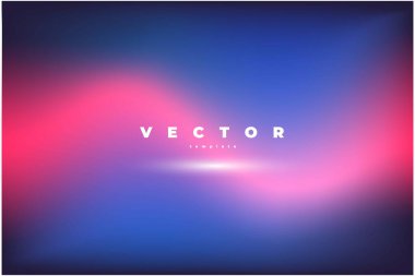 Parlak, mavi ve pembe minimum gradyan arkaplan