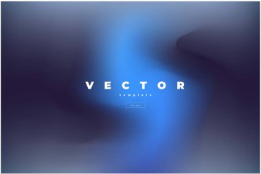 Minimalist koyu renk vektörü mavi renk ile bulanık tasarım