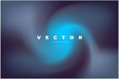 Güzel, bulanık, mavi ve gri renklerle en küçük tasarım.