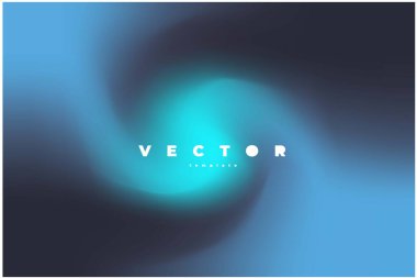 Mavi ve gri renkli bulanık bükülmüş vektör arkaplanı