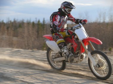 nadym, Rusya Federasyonu 29 Mayıs 2008 yarış extreme motokros, Sergey illarionov yer aldığı.