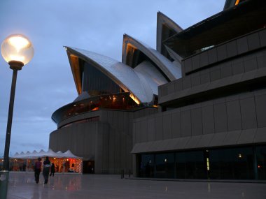 Opera House at night November 3, 2007 in Sydney, Australia. clipart