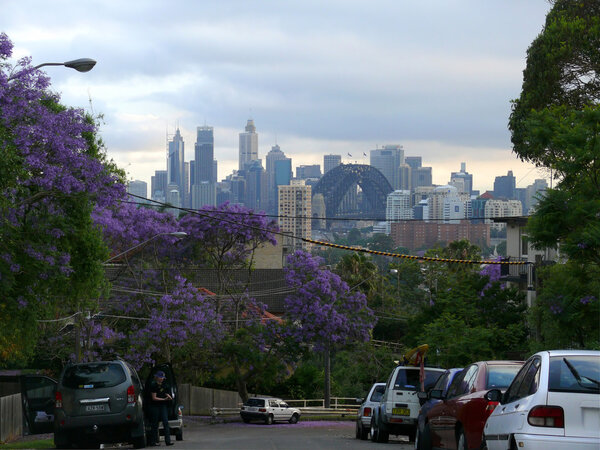 Город с мостом Харбур, 3 ноября 2007 года в Сиднее, Австралия
.