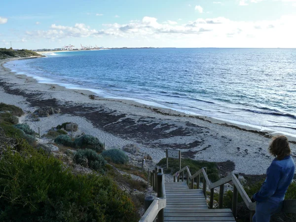 Spiaggia dell'Oceano Indiano a Perth. Australia Occidentale, Perth . — Foto Stock