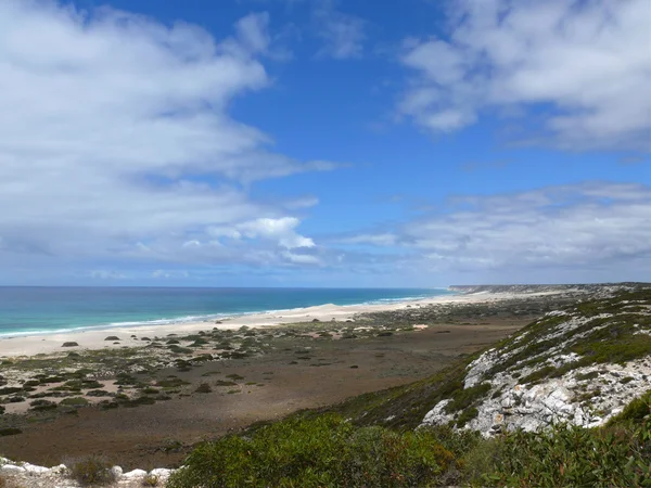 Litoral do Parque Nacional Nullarbor. Sul da Austrália . — Fotografia de Stock