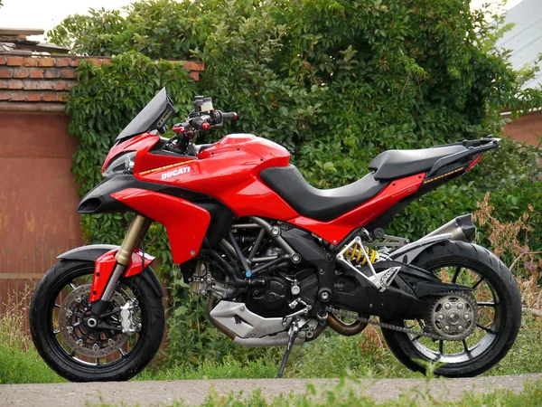 Sportbike, Ducati Motorrad. — Stockfoto