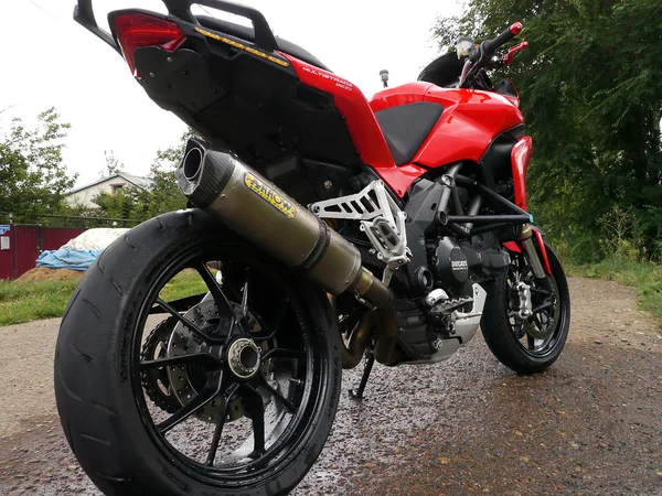 Sportbike, motocicleta Ducati . — Fotografia de Stock