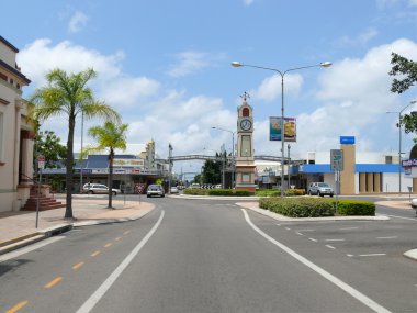 townsville girdi. Avustralya. yol.