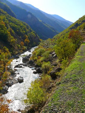 Türkiye. dağlar. dağ Nehri.