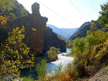 Türkiye. dağlar. dağ alışılmadık şekli. dağ Nehri.