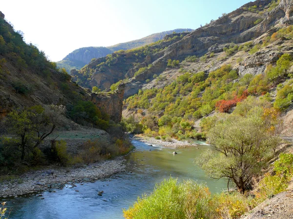 La Turquie. Des montagnes. La rivière de montagne . — Photo