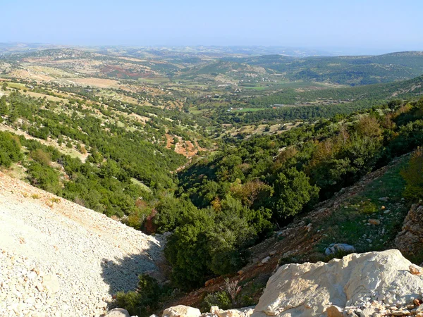 Turkey. Mountains. Top view of the valley. — Stock Photo, Image