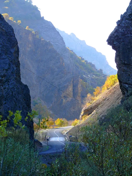 Turcja. góry. Corniche. — Zdjęcie stockowe