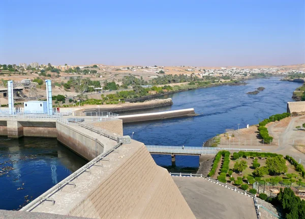 Aswan hydro-elektrische power station. — Stockfoto