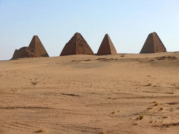 Pyramids in Sudan. — Stock Photo, Image