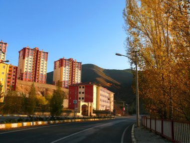 trabazan. şehir görüntüsü. Türkiye.