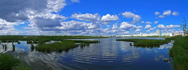 The Panorama of Nadym. — Stock Photo, Image