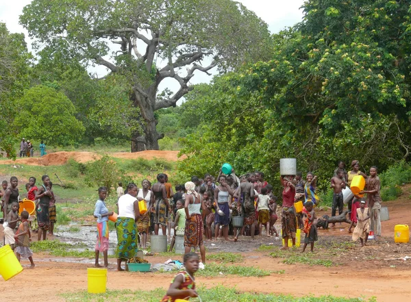 Pemba, Mozambik - 5 desember 2008: ayin içerir yapıldı.