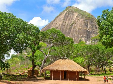 namapa, mozambique - 6 desember 2008: şaşırtıcı, güzel sahne