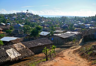 Pemba. Mozambik, Afrika'da bir şehir. Hint Okyanusu kıyısı.