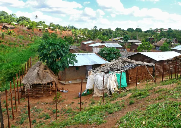 The settlement Gorongosa. Mozambique, Africa. — Stock Photo, Image