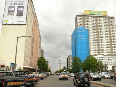 Maputo, Mozambik - 12 Aralık 2008: mozamb başkenti