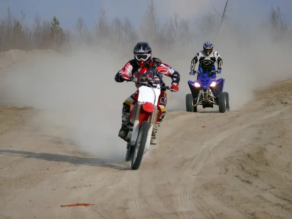 Motorcross race. — Stockfoto