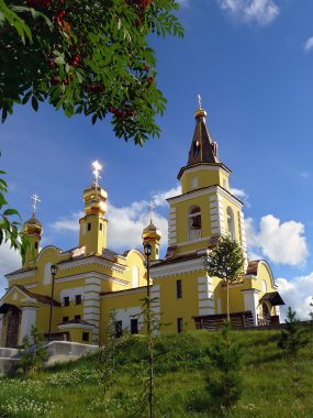 Kentsel peyzaj. Kilise portre.